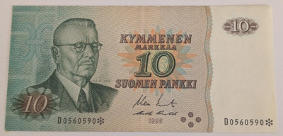 10 Markkaa 1980 tähti D0560590