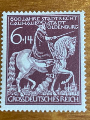 SAKSA REICH OLDENBURG 600 VUOTTA 1944**