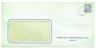 Firmakuori Orivesi Hirsilän Kenkätehdas Oy