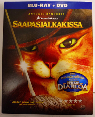 Saapasjalkakissa (Blu-ray)