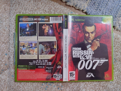 from russia with love 007 xbox suomijulkaisu cib