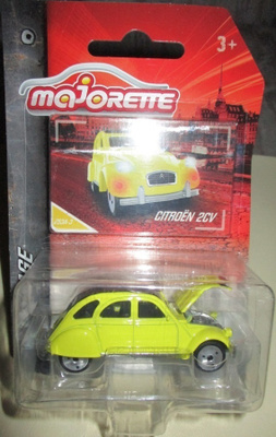 Citroen 2CV 1974 Yellow Majorette Vintage Series 253A-3 1:59