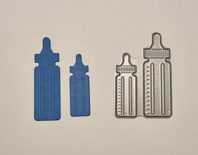 Memoryboxin stanssi "BABY BOTTLES no 98867 /tuttipullot"