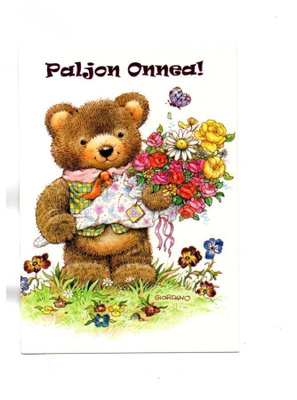 °"PALJON ONNEA !"° -KORTTI / PAPRON Giordano)