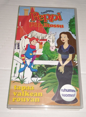 PEPPI PITKÄTOSSU TAPAA VALKEAN ROUVAN VHS