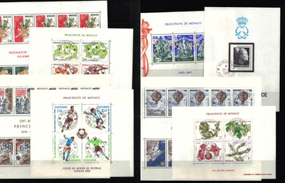 Monaco 1981-83 blokit o