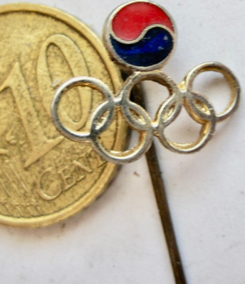 VANHA Merkki Olympic Etelä-Korea NOC South Korea Olympic Pin
