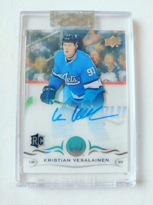 Kristian Vesalainen - 18-19 UD Clear-Cut Rookie Auto