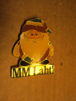 harvinainen MM Lahti -pinssi