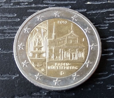 Saksa 2 € erikoiskolikko Baden - Württemberg 2013