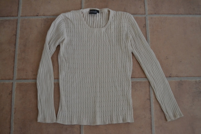 Premoda ruskea neulepaita naiselle, S