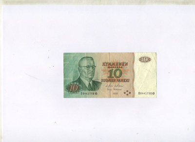 10 Kymmenen markkaa 1980  TÄHTIRAHA D0441758