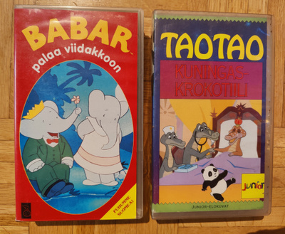 Babar ja Tao Tao VHS -kasetit