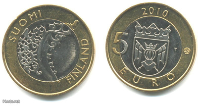 Varsinais-Suomi, 5€ Finland 2010