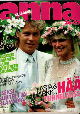 Anna n:o 26/27 1984 Asta & Markku. Savo. Liisa. Olli, Pekka,