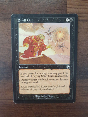 Magic the Gathering  Snuff Out