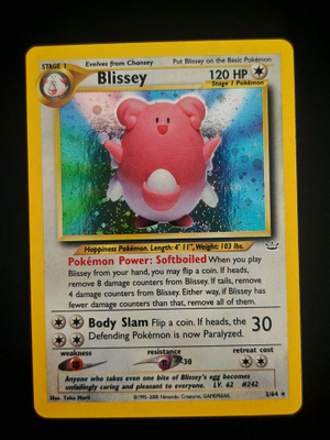 Pokemon kortti Blissey Neo Revelation holo