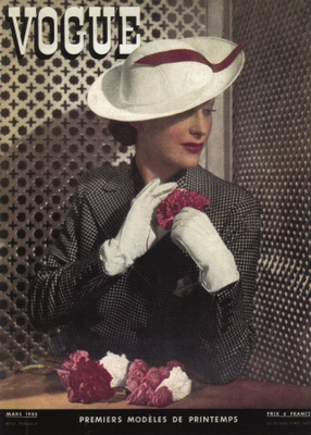Hoyningen-Huene: Vogue  Paris 1935 (isokok. kortti)