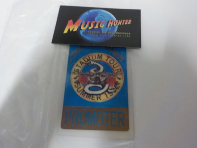GUNS N ROSES / METALLICA 1992 PROMOTER BACKSTAGE PASSI