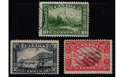 Kanada 1928-29 maisemia 3 kpl o