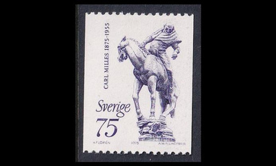 Ruotsi 905 ** Kuvanveistäjä Carl Milles (1975)