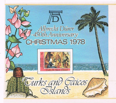 Turks and Caicos Islands 1978 - Joulu ++ sarja ja blokki