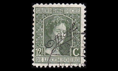 Luxemburg 94 o Virkamerkki 12½ C (1915)