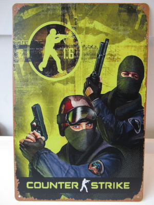 PELTIKYLTTI COUNTER STRIKE 20X30CM *UUSI!*