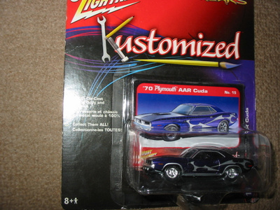 Johnny Lightning -70 AAR CUDA uusi paketissa