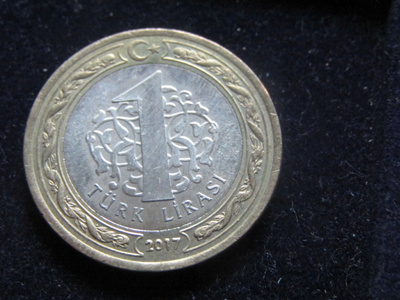 1 lira 2017 Turkki-Turkey