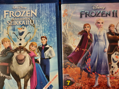 FROZEN JA FROZEN 2  BLU-RAY