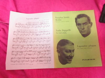 KARJALAN KAUNIS KERTTU & LAULU DNJEPRILLE &LAPSUUDEN PIHAPUU