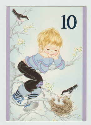 10 - vuotis - syntymäpäiväkortti