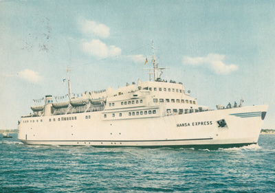 LAIVAKORTTI - M/S HANSA EXPRESS