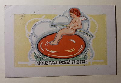 Pieni amoriini ratsastaa Pääsiäismunalla, p. 1922 USA:an