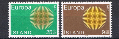 Islanti 1970 - Europa CEPT  ++