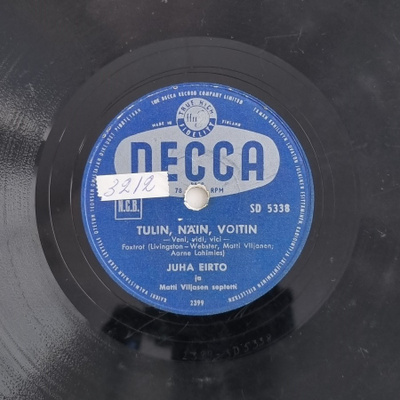 Savikiekko 1955 - Juha Eirto - Decca SD 5338