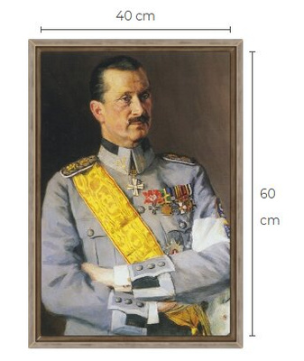 Uusi Mannerheim canvastaulu 40 cm x 60 cm + kehys