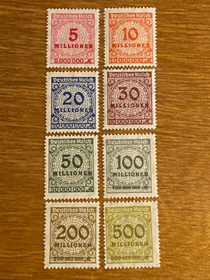 SAKSA REICH 1923 YLEISMERKIT**