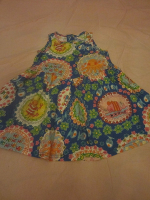 Benetton zerotondo Mekko kala-aihe koko 90 cm