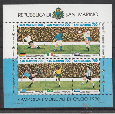 SAN MARINO 1990 jalkapallo **