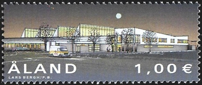Åland 2002  Postiterminaali  1,00 €  ** LaPe 206
