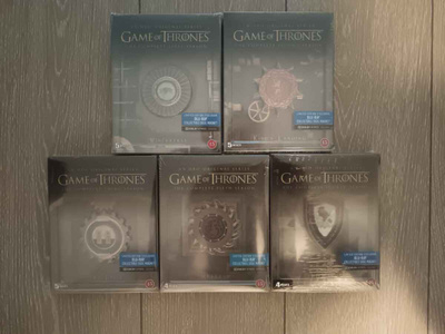 Game of Thrones, kaudet 1-5 Limited edition steelbooks