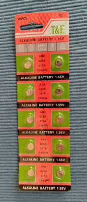 Kellopatteri AG4 626A 377A 10 kpl