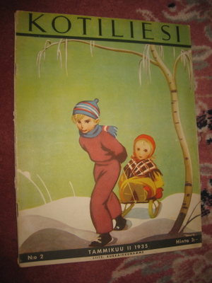 Kotiliesi  tammikuu II 1935 : kansi Martta Wendelin