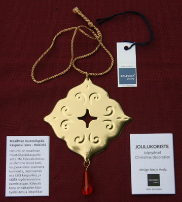Kalevala Korun joulukoriste vuodelta 2011 Juhlan aika