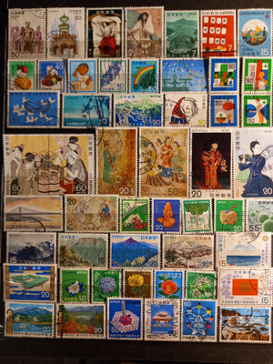 JAPANI suuri levyllinen merkkejä - 52 erilaista o