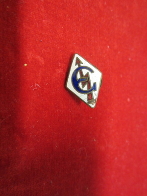 vanha ussr emaloitu - kierreruuvi pinssi