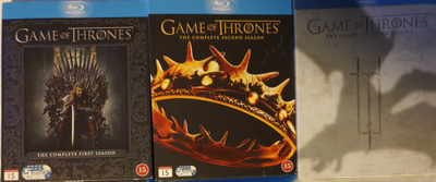BLU-RAY GAME OF THRONES 1 - 3 KAUDET
