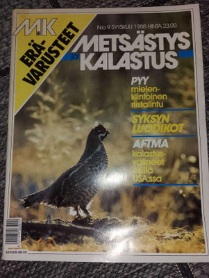 Metsästys ja kalastus 9/1988